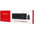 Комплект (клавіатура, миш) Gembird KBS-UM-03-UA Black USB