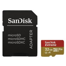 Карта пам'яті SANDISK 32GB microSDHC V30 A1 UHS-I U3 4K Extreme (SDSQXAF-032G-GN6MA)