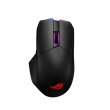 Мишка бездротова, ASUS ROG Chakram, RGB, USB-A/WL/BT, чорний
