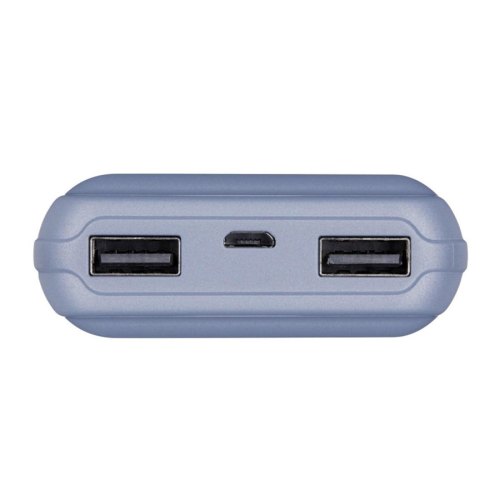 Зовнішній акумулятор PowerBank 2Е 10000мА/ч, DC 5V, 2USB -2.1A&2.1A, 4 LED indicator, blue