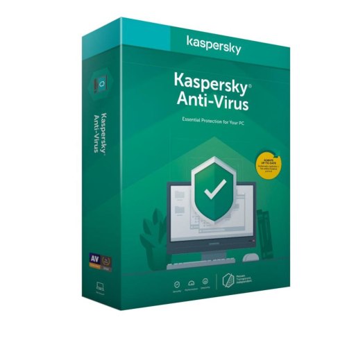 Kaspersky Anti-Virus 2020, 1 Desktop 1 year  Renewal Card