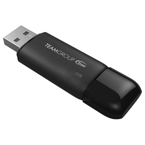 USB флеш 64GB Team C173 Pearl Black (TC17364GB01)