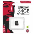 microSDXC карта 64Gb Kingston class10 без адаптера UHS-I R100MB/s (SDCS2/64GBSP)