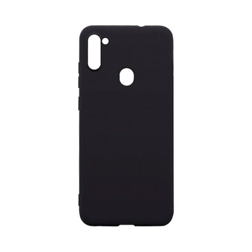 Накладка Soft Matte Slim Fit TPU Case for Samsung A115 / M115 Galaxy A11 / M11 (ARM56482), Black