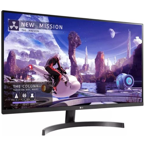 Монітор LG 31.5 32QN600-B 2xHDMI, DP, Audio, IPS, 2560x1440, 99%sRGB, FreeSync, HDR10