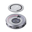 Док-станція CANYON CNS-TDS07DG 6-в-1 USB Type C з бездротовою зарядкою, Срібний (CNS-TDS07DG)