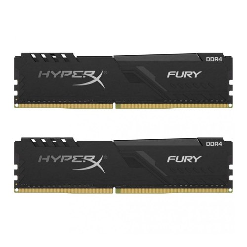 Модуль пам'яті DDR4 32GB (2x 16GB) 3733MHz HyperX Fury Black (HX437C19FB3K2/32)