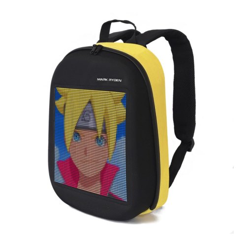 Рюкзак для ноутбука, Mark Ryden Pixel Yellow (MR9798_YL), з LED екраном