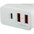 Мережевий зарядний пристрій CANYON CNE-CHA08W 2xUSB 2.4A PD White (CNE-CHA08W)