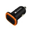 Автомобільний зарядний пристрій CANYON CNE-CCA01B 1xUSB 1A Black-Orange (CNE-CCA01B)