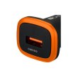 Автомобільний зарядний пристрій CANYON CNE-CCA01B 1xUSB 1A Black-Orange (CNE-CCA01B)