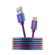 Кабель CANYON CNS-USBC7RW USB Type C - USB A 2.0, 5V/9V 2A, 1.2 м, Chameleon (CNS-USBC7RW)