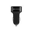 Автомобільний зарядний пристрій CANYON CNE-CCA06B 3xUSB 3.1A Black-Orange (CNE-CCA06B)