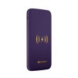 Зовнішній акумулятор Powerbank CANYON CNS-TPBW8P, 8000 mAh, безпровідна зарядка, вхід micro-USB/Type-C, вихід 2хUSB, Purple (CNS-TPBW8P)