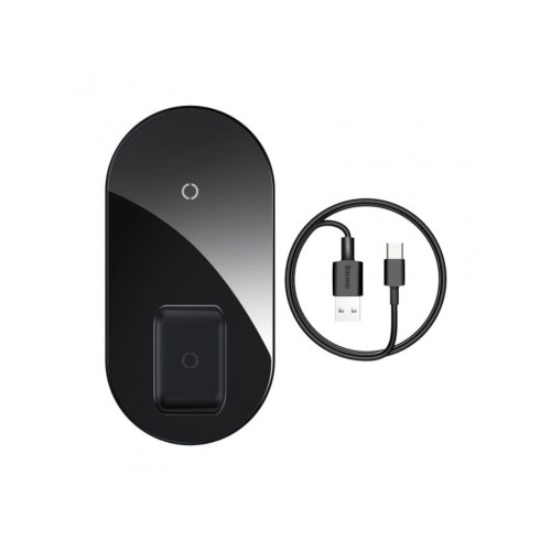 БЗП Baseus Simple 2in1 Wireless Charger Pro Edition For Phones+Pod Black