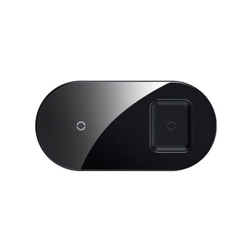 БЗП Baseus Simple 2in1 Wireless Charger 18W Max For Phones+Pods Black
