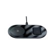 БЗП Baseus Simple 2in1 Wireless Charger 18W Max For Phones+Pods Black