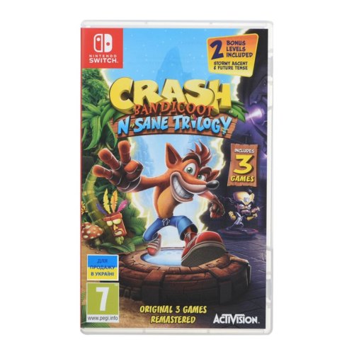 Гра для Nintendo Switch Crash Bandicoot N'sane Trilogy