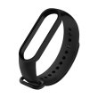 Браслет для Xiaomi Mi Band 5/ 6/ 7 (silicone) Black