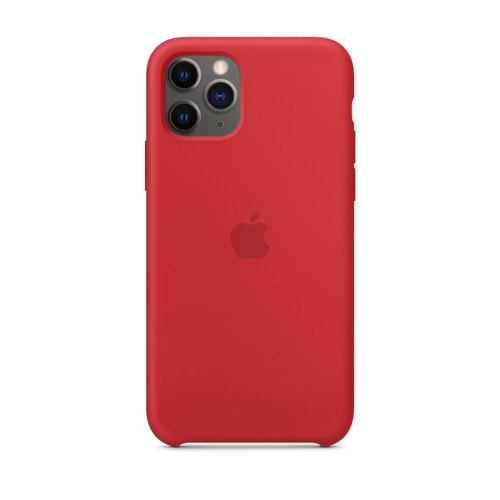 Чохол Apple Silicone Case for iPhone 11 Pro Max Red (With Metal Frame Camera Lens Protection)