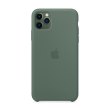 Чохол Apple Silicone Case for iPhone 11 Pro Pine Green (With Metal Frame Camera Lens Protection)
