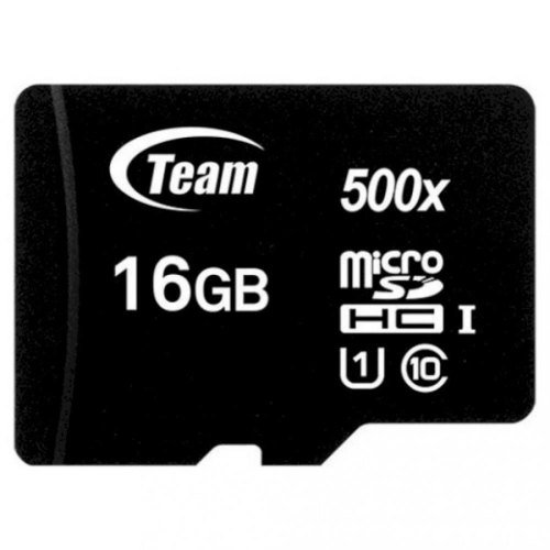 microSDHC карта 16GB Team class10 UHS-1 (TUSDH16GCL10U02)