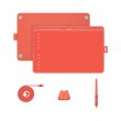 Графічний планшет Huion HS611 Coral red (HS611CR HUION)