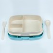 Ланч бокс Планета з екоматеріала, бірюзовий 1200 мл.