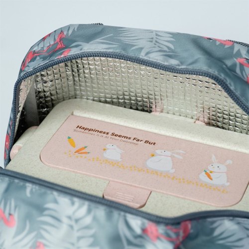 Термосумка Flamingo водонепроникна, зберігає тепло їжі