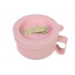Ланч бокс супниця в формі чашки з екоматеріала, рожевий 850 мл