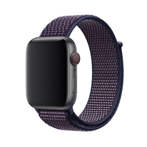 Ремінець Neylon Sport Loop Band for Apple Watch 42/44 mm Indigo Blue