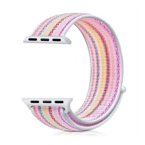 Ремінець Neylon Sport Loop Band for Apple Watch 42/44 mm Pink Streak