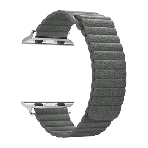 Ремінець Pastoral style Leather Watch Strap for Apple Watch 42/44 mm Gray