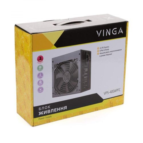Блок живлення Vinga 400W (VPS-400APFC) 400Вт