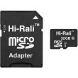 microSDHC карта 32GB Hi-Rali class 10 UHS-1  з адаптером (HI-32GBSD10U1-01)