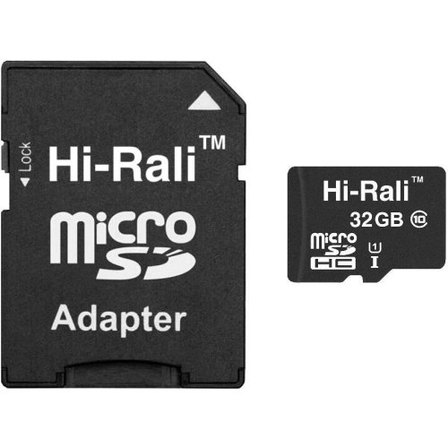 microSDHC карта 32GB Hi-Rali class 10 UHS-1  з адаптером (HI-32GBSD10U1-01)