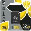 microSDHC карта 32GB Hi-Rali class 10 UHS-1  з адаптером (HI-32GBSD10U1-01)
