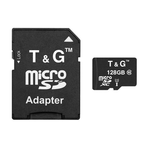 microSDXC карта 128GB T&G class10 UHS-3 з SD адаптером (TG-128GBSD10U3-01)