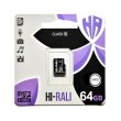 microSDHC карта 64GB Hi-Rali class 10 UHS-1 без адаптера (HI-64GBSDCL10-00)