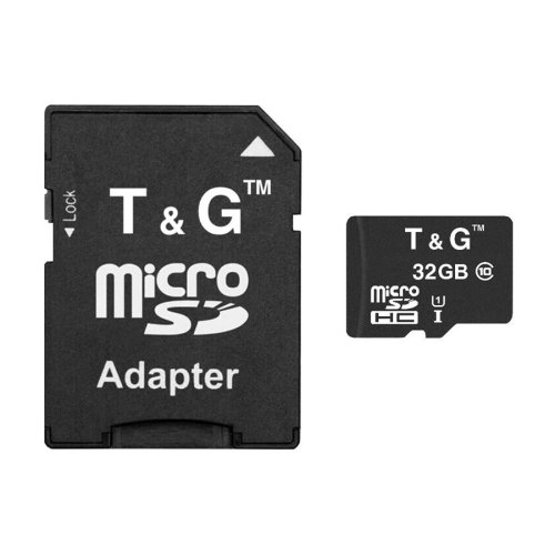 microSDHC карта 32GB T&G class 10 UHS-1 з адаптером (TG-32GBSD10U1-01)