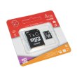 microSD карта 4GB T&G class4 з SD адаптером (TG-4GBSDCL4-01)