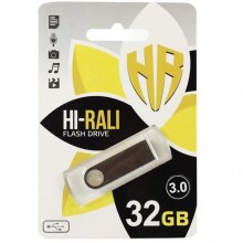USB флеш 32GB Hi-Rali Shuttle Series Silver (HI-32GB3SHSL)