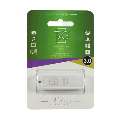 USB флеш 32GB T&G 3.0 USB Classic серiя 011 білий (TG011-32GB3WH)