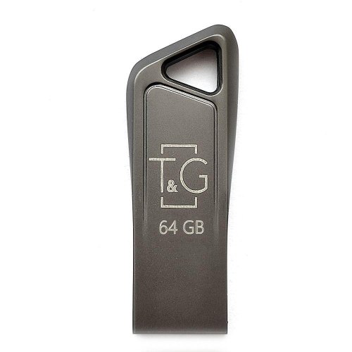 USB флеш 64GB T&G 114 Metal Series Silver (TG114-64G)