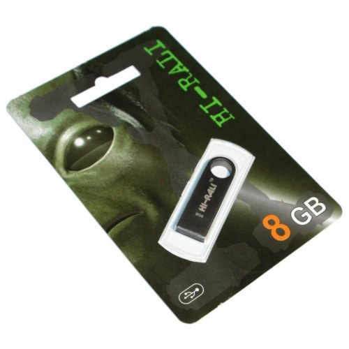 USB флеш 8GB Hi-Rali Shuttle Series Black (HI-8GBSHBK)