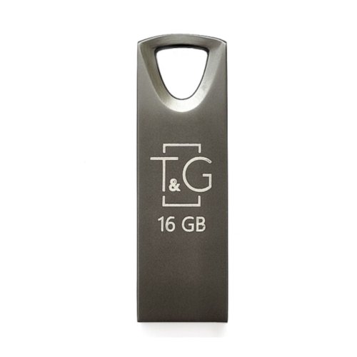 USB флеш 16GB T&G 117 Metal Series Black (TG117BK-16G)
