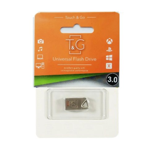 USB флеш 64GB T&G 109 Metal Series Silver (TG109-64G)