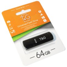 USB флеш 64GB T&G Classic Series Black (TG011-64GBBK)