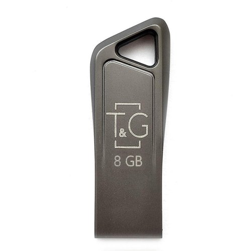 USB флеш 8GB T&G 114 Metal Series Silver (TG114-8G)