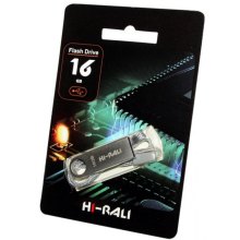 USB флеш 16GB Hi-Rali Shuttle Series Silver (HI-16GBSHSL)